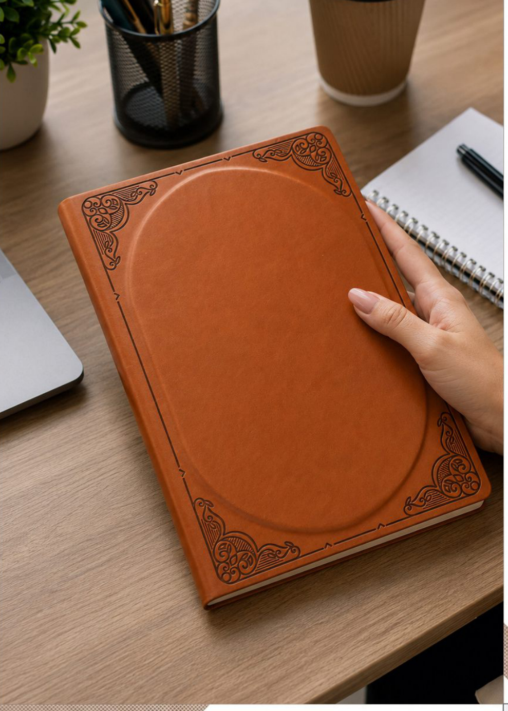 V-758 Signature Stitched Edge Corporate Journal